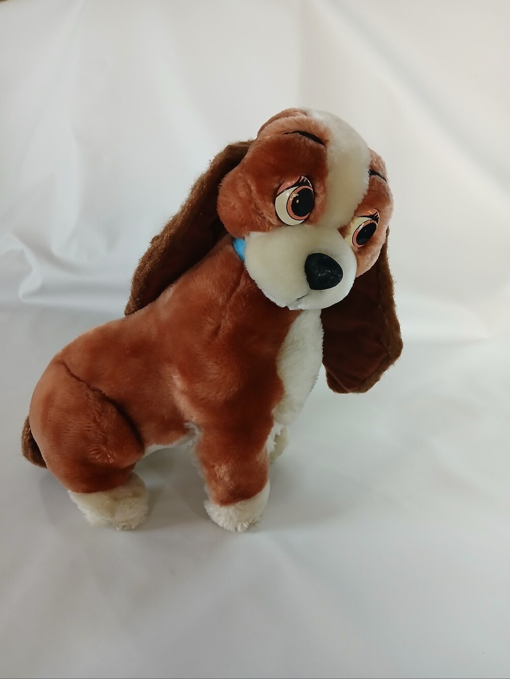 Vintage Disneyland Walt Disney World Lady Plush Dog Stuffed Animal Toy